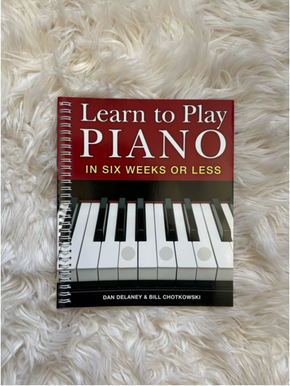 Learn To Play Piano In Six Weeks Of Less music learning book